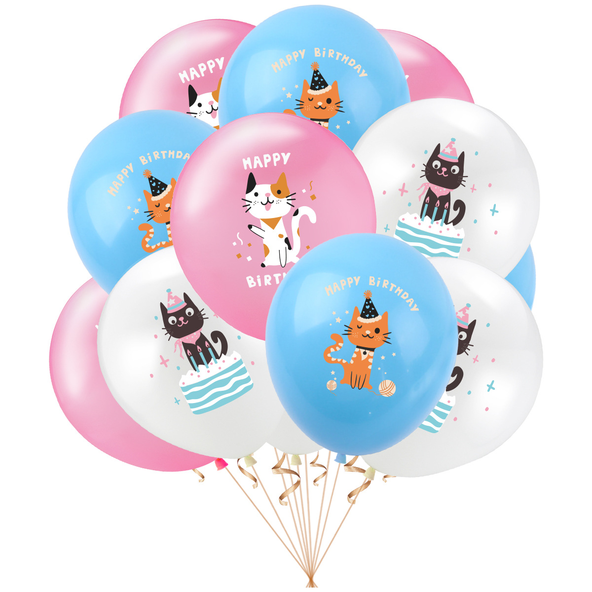 Pet Supplies App - 12-calowy balon lateksowy z kreskówkowym psem