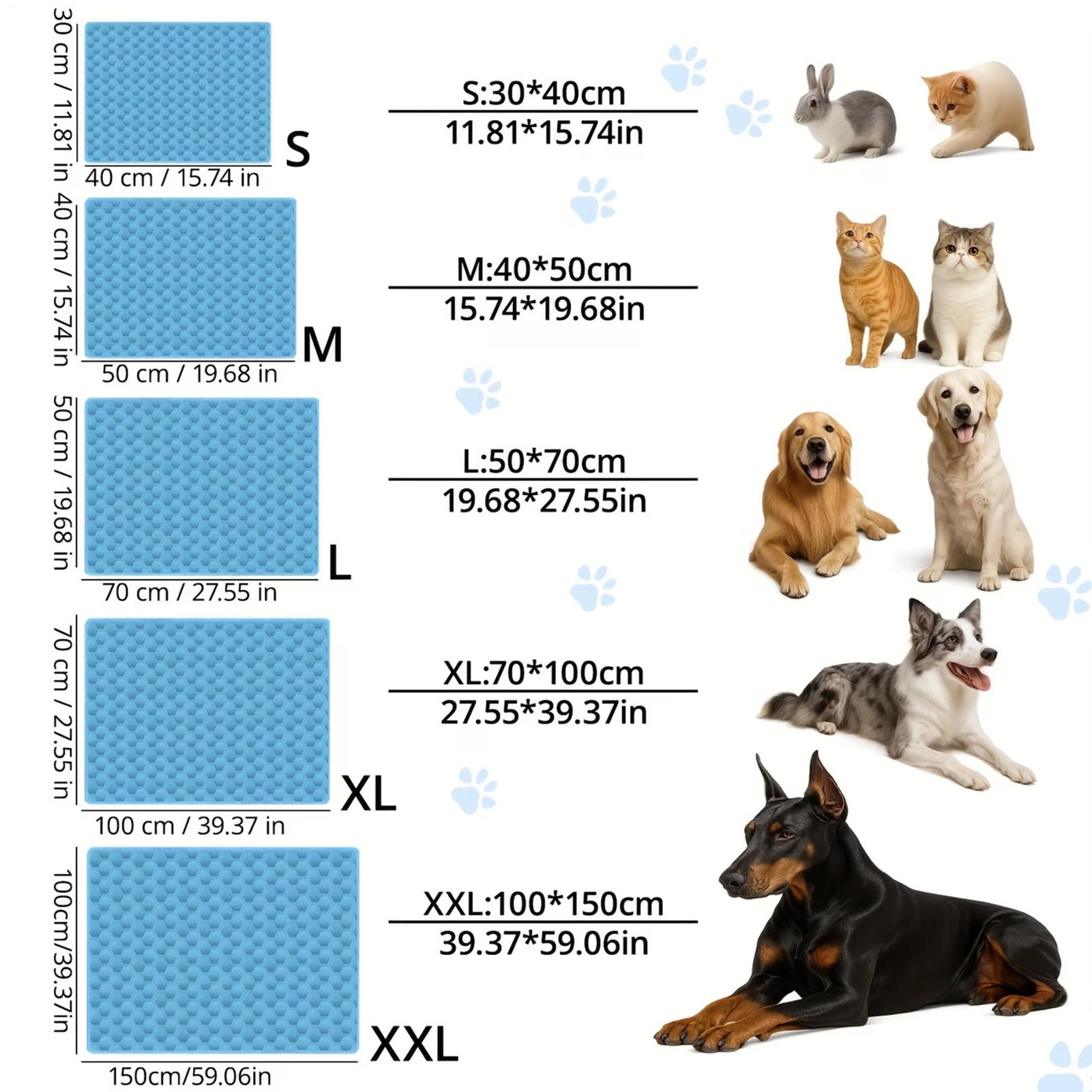 Dog Cooling Mat - Letnia mata chłodząca dla zwierząt, oddychająca