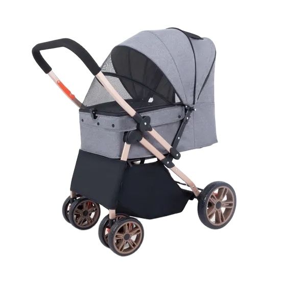 Pet Stroller Carrier - Wysokiej jakości składany wózek dla zwierząt
