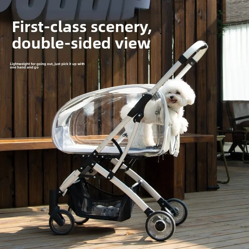Pet Stroller Carrier - Przenośny, lekki, składany wózek dla psa