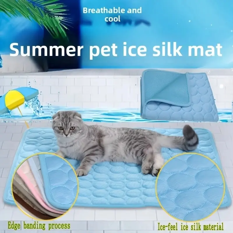 Dog Cooling Mat - Letnia chłodząca podkładka z jedwabiu lodowego