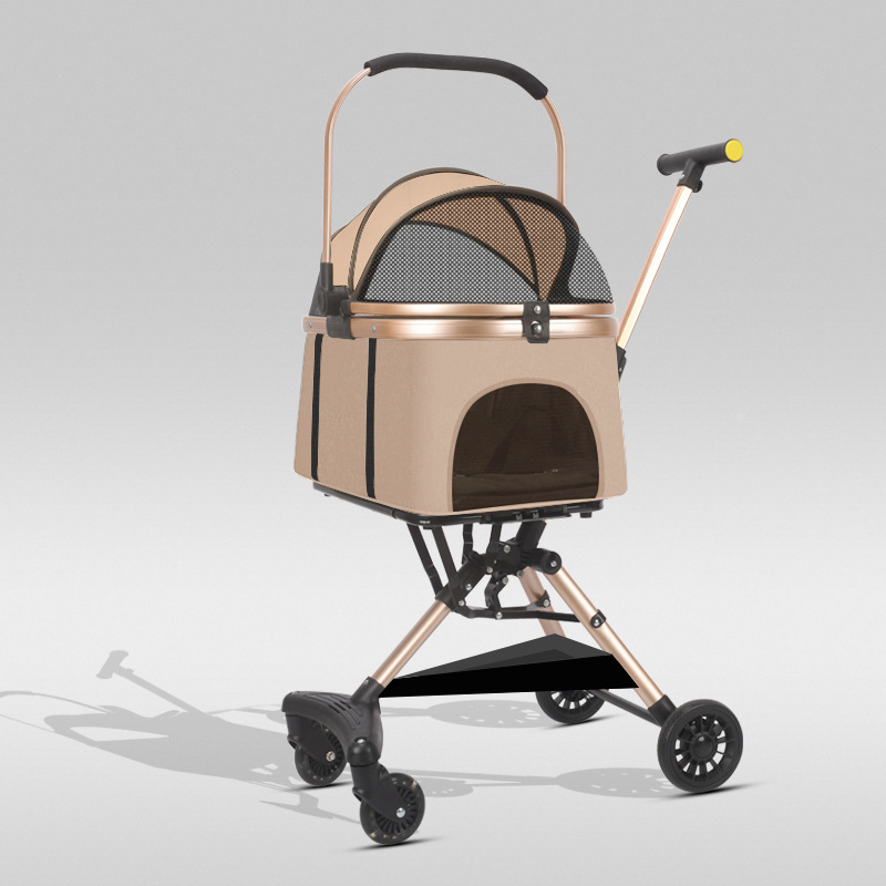 Mini wózek dla zwierząt, zabaw – Pet Stroller Carrier recenzja i cena