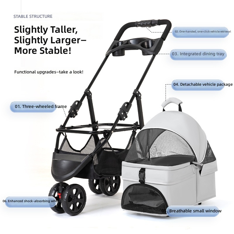 Wózek dla zwierząt, wózek dla  – Pet Stroller Carrier recenzja i cena