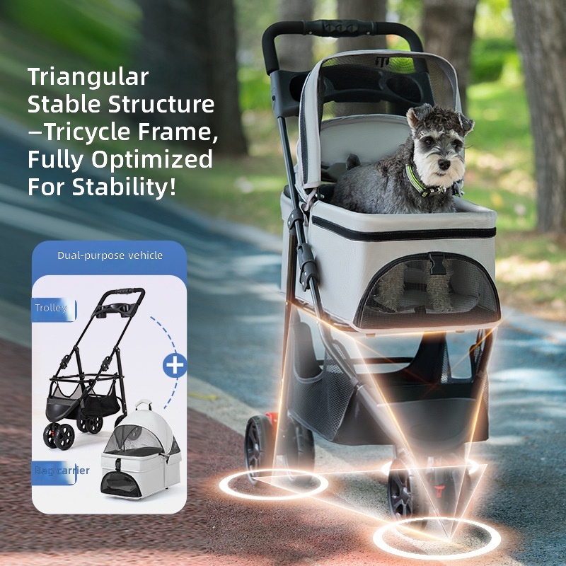 Wózek dla zwierząt, wózek dla  – Pet Stroller Carrier recenzja i cena