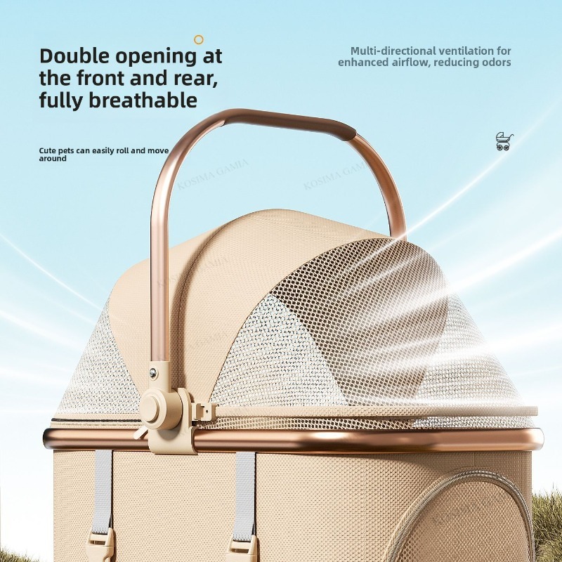 Nowy rozkładany wózek dla zwie – Pet Stroller Carrier recenzja i cena