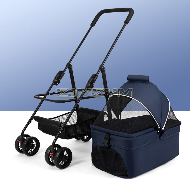 Wózek dla zwierząt, z obrotowy – Pet Stroller Carrier recenzja i cena
