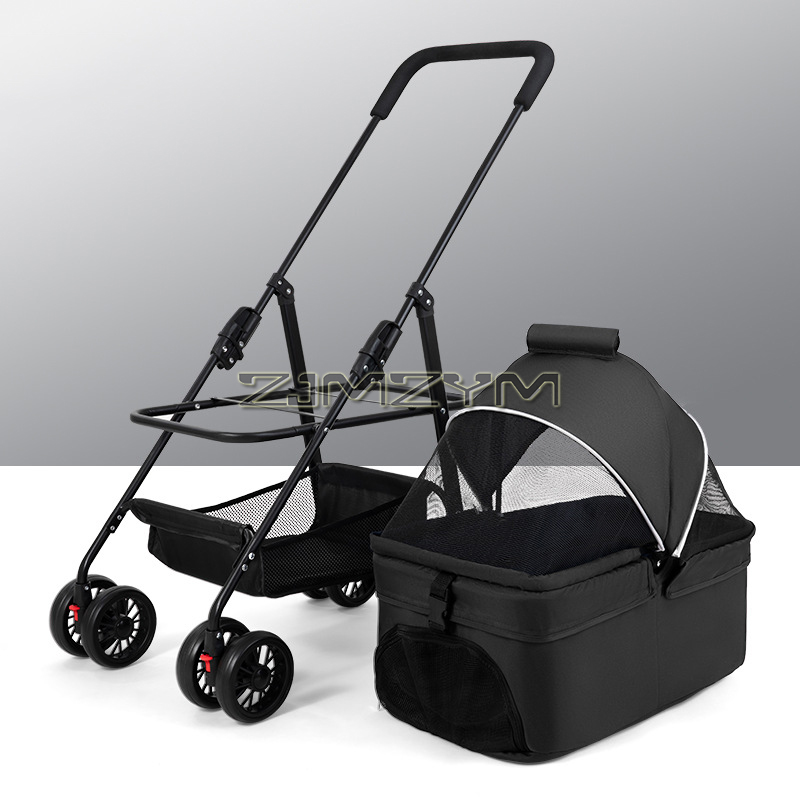 Wózek dla zwierząt, z obrotowy – Pet Stroller Carrier recenzja i cena