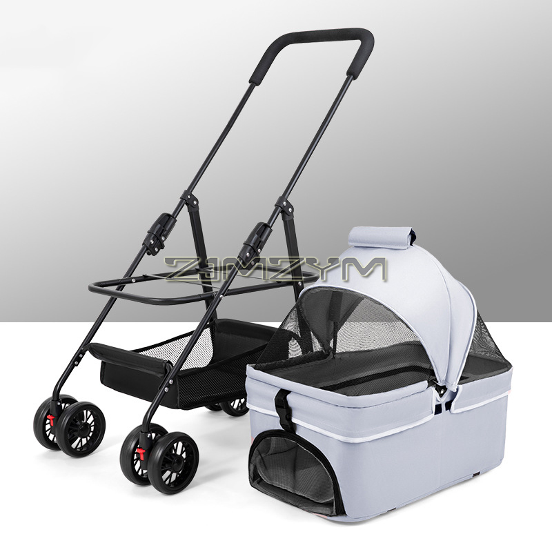 Wózek dla zwierząt, z obrotowy – Pet Stroller Carrier recenzja i cena