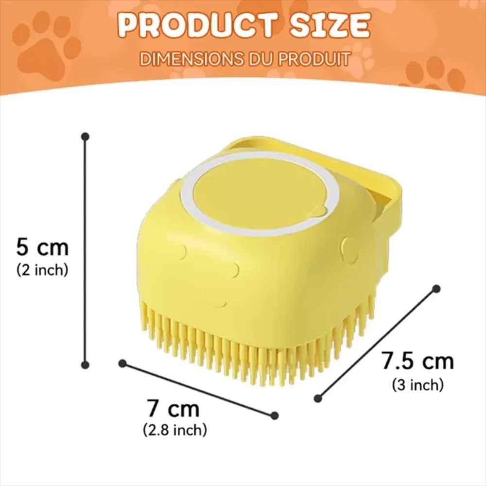 Silikonowa szczotka do masażu  – Pet Supplies App recenzja i cena