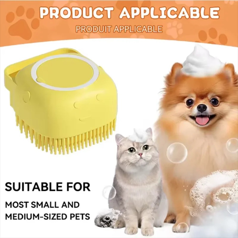Silikonowa szczotka do masażu  – Pet Supplies App recenzja i cena