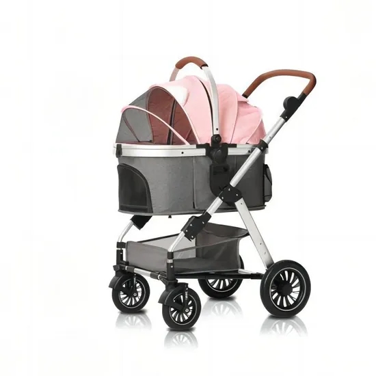 Luksusowy, składany wózek dla  – Pet Stroller Carrier recenzja i cena