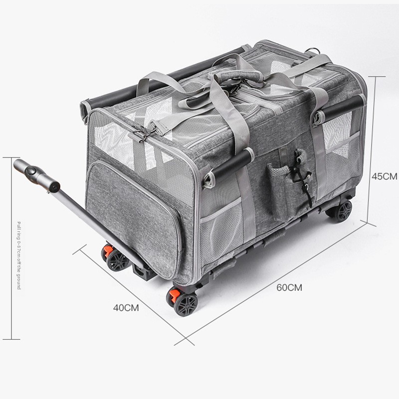 Wózek dla dwóch zwierząt, prze – Pet Stroller Carrier recenzja i cena