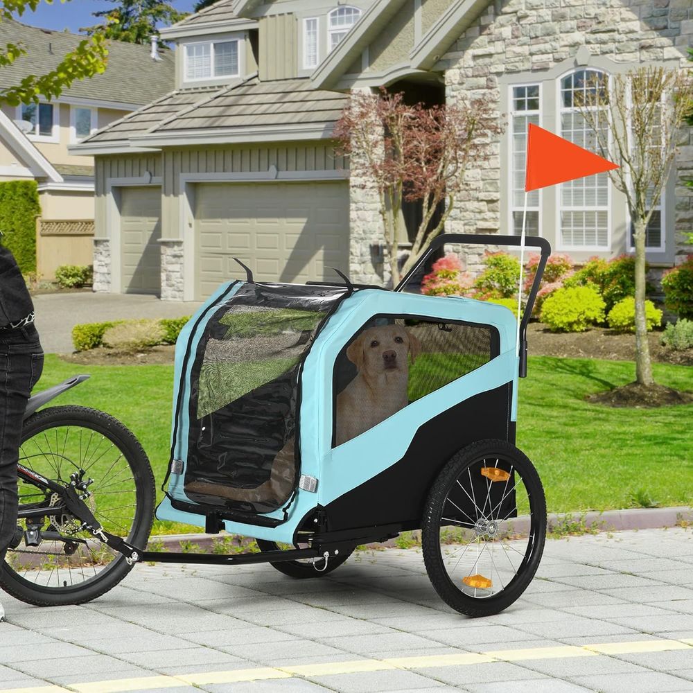 Wózek rowerowy 2w1 dla psa, wó – Pet Stroller Carrier recenzja i cena